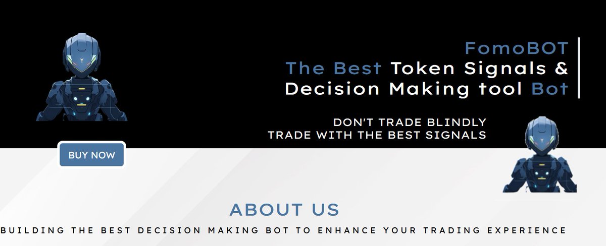 Defi_Fomobot's tweet image. #FomoBOT 

AI boosting #Maestro &amp;amp; #Unibot 

Becoming the real sniper god

fomobot.co