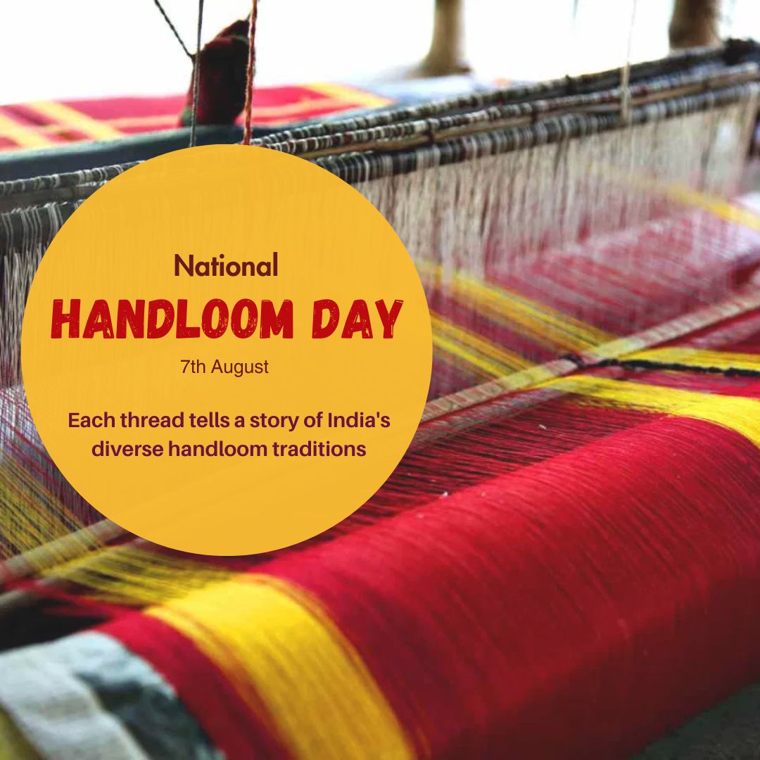 A tribute to the skilled artisans who preserve our textile heritage on National Handloom Day!

#handloom #artisancraftsmanship