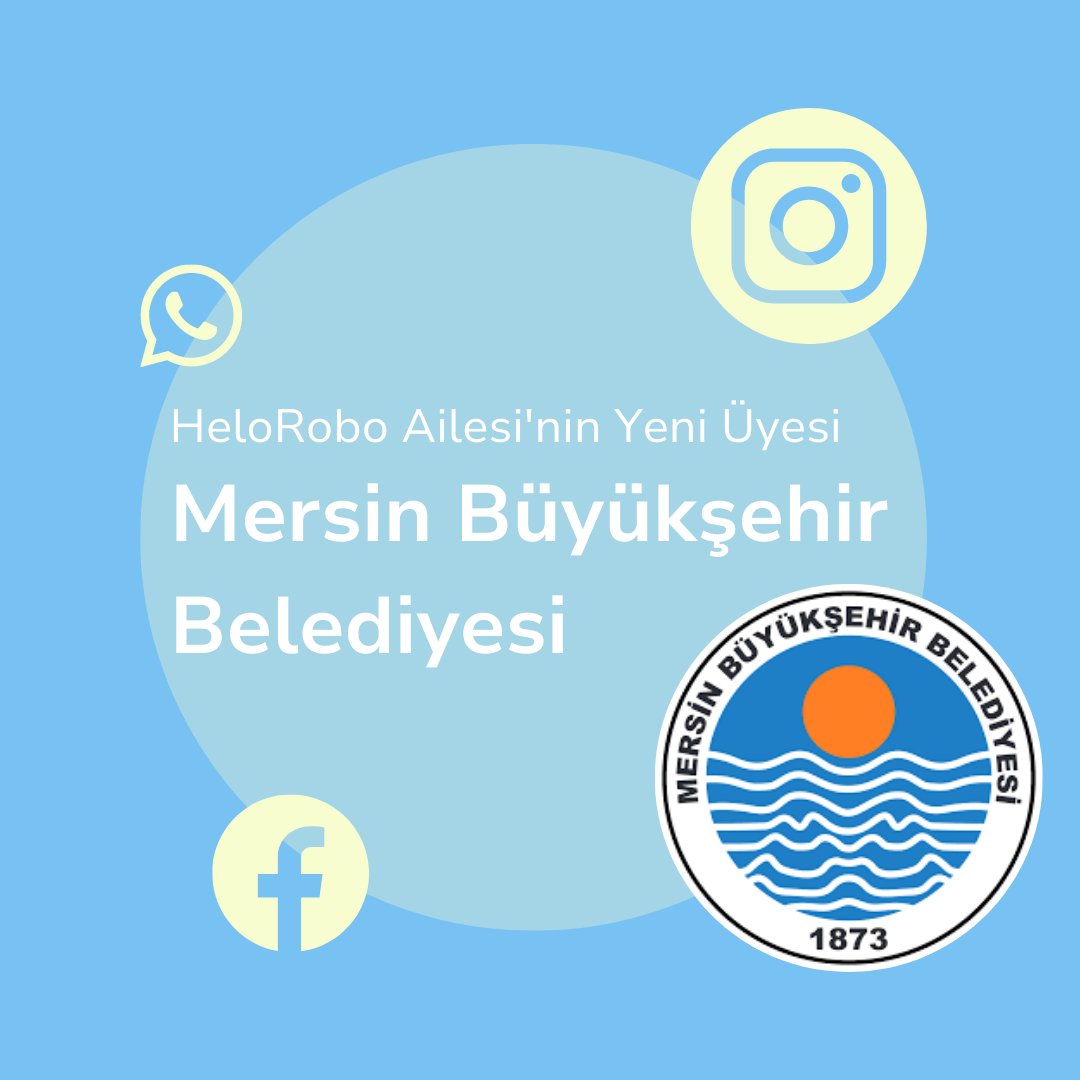 HeloRobo Ailesi'nin yeni üyesi Mersin Büyükşehir Belediyesi 🎉🎉

Siz de ailemizde yer almak için web sitemizi ziyaret edin.

🔗 helorobo.com

#new #mersin #whatsapp
