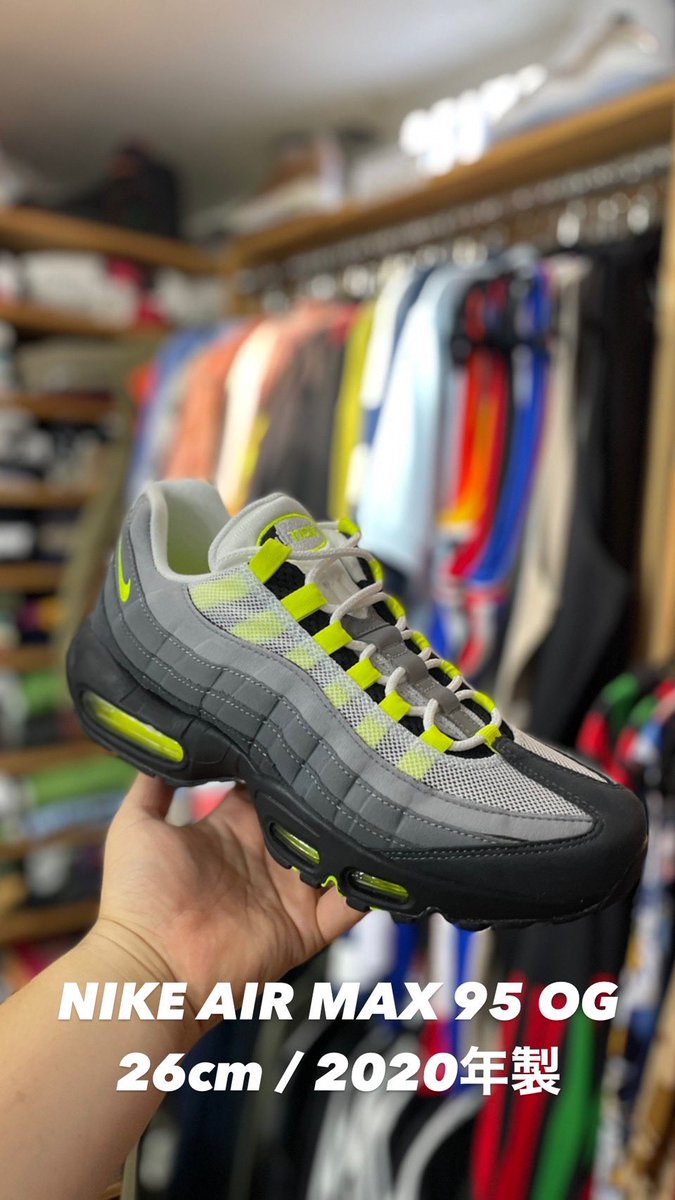 65kicks's tweet photo. ✅ 新着情報 ✅
"NIKE AIR JORDAN1"
"NIKE AIRMAX 95"
#KICKSCLAN
#kicksclan
#キックスクラン
#airjordan1
#max95
#ベースボール
#セメント
#イエローグラデーション
#イチロー着用
#nike
#NIKE
#ナイキ
#マックス95
#ジョーダン1
#マイケルジョーダン1
#戸田公園 https://t.co/coXRzgGOqc