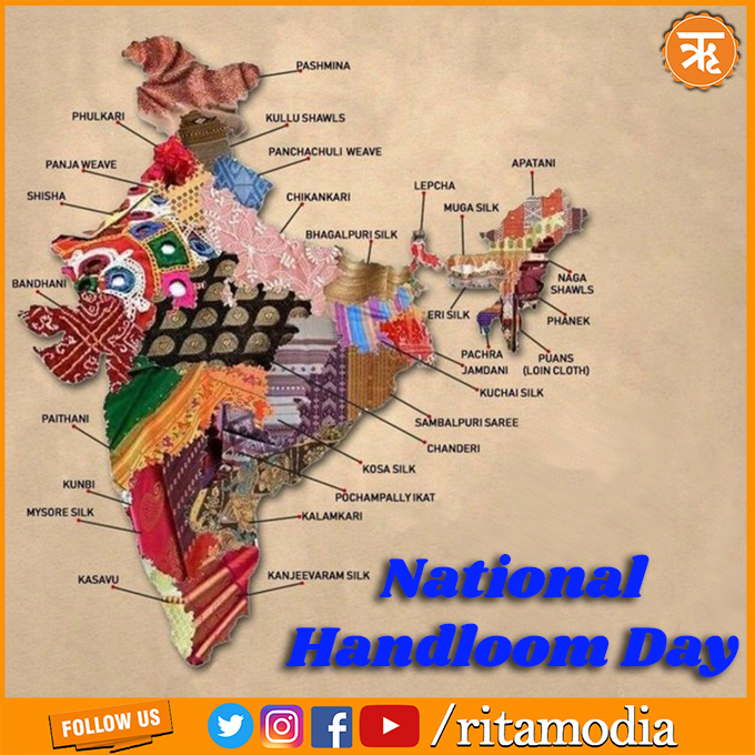 RitamOdisha's tweet image. Warm wishes on the occasion of National Handloom Day!!

 "A good life is like weaving. Energy is created in the tension. The struggle, the pull, and tug are everything."  

#NationalHandloomDay #handloom #handloomsarees #wearhandloom #nationalhandloomday #Indian