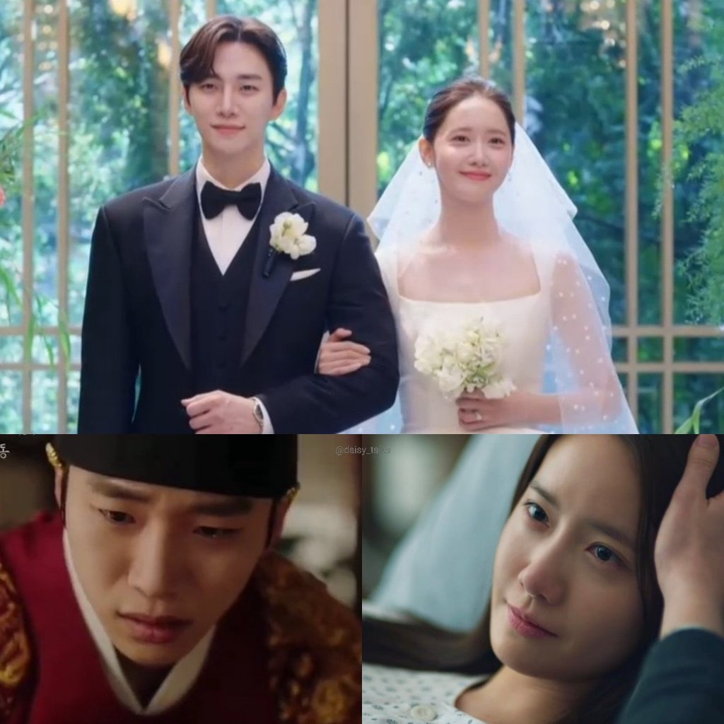 daisy_talks's tweet photo. They did it to heal us 🥹❤️
A clear happy ending with a beautiful wedding, smiles, many happy scenes, happy tropes &amp; giggly romance unlike their previous dramas 💔

#KingTheLand #KingTheLandEp16 #ThankyouKingTheLand  #킹더랜드 #LeeJunho #Junho #이준호 #LimYoona #YoonA #임윤아 https://t.co/pMqIKLdR8I