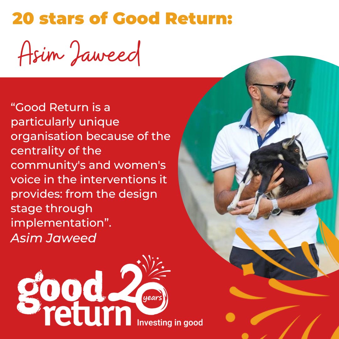 GoodReturnOrg's tweet image. This Thursday, Good Return team is celebrating our 20th anniversary at our Annual Fundraiser! Will you join us?

To mark the occasion, we have been recognising 20 individuals who have been vital to the Good Return journey. 

Meet Asim below✨👇

Register: goodreturn.org.au/fundraiser-2023