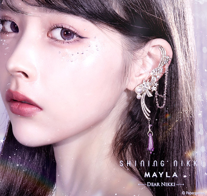 ⋱✮⋰ ⋱✮⋰ ⋱✮⋰ ⋱✮⋰ ⋱✮⋰ 
#MAYLA × #シャイニングニキ
ICONIQUE EAR OBJET
「星の海」
⋱✮⋰ ⋱✮⋰ ⋱✮⋰ ⋱✮⋰ ⋱✮⋰ 
マーベル大陸で最も貴重なドレス
『星の海』を表現した
ラグジュアリーなイヤーカフ✨💜

大好評受注受付中✨
https://t.co/CbGDk0koJD https://t.co/HiM77jucE3