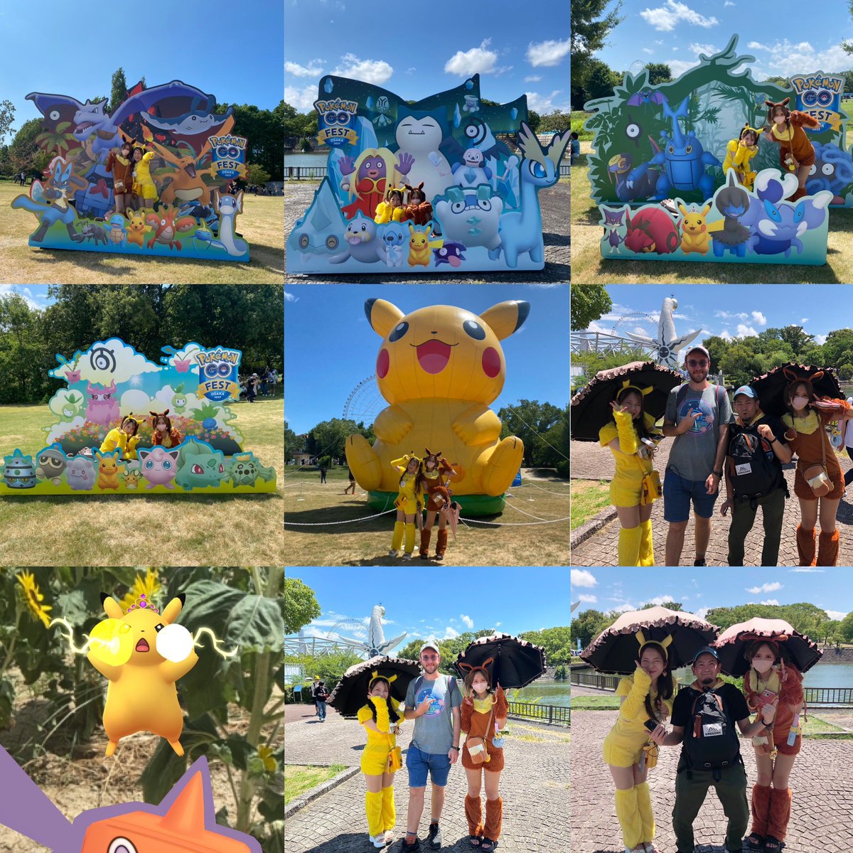 nyaachuuke's tweet photo. Pokémon GO Fest 2023=͟͟͞͞◓大阪
5年ぶりの二人揃ってのgoフェスは格別♡
今回も沢山の方に声かけてもらったり横浜で出来たフレンドさんにもバッタリ会えたり色違いも沢山get╰( ๑•̀ ₃ •́ )╮=͟͟͞͞◒
大満足の１日になりました♡ https://t.co/Kmxw3qYpfh