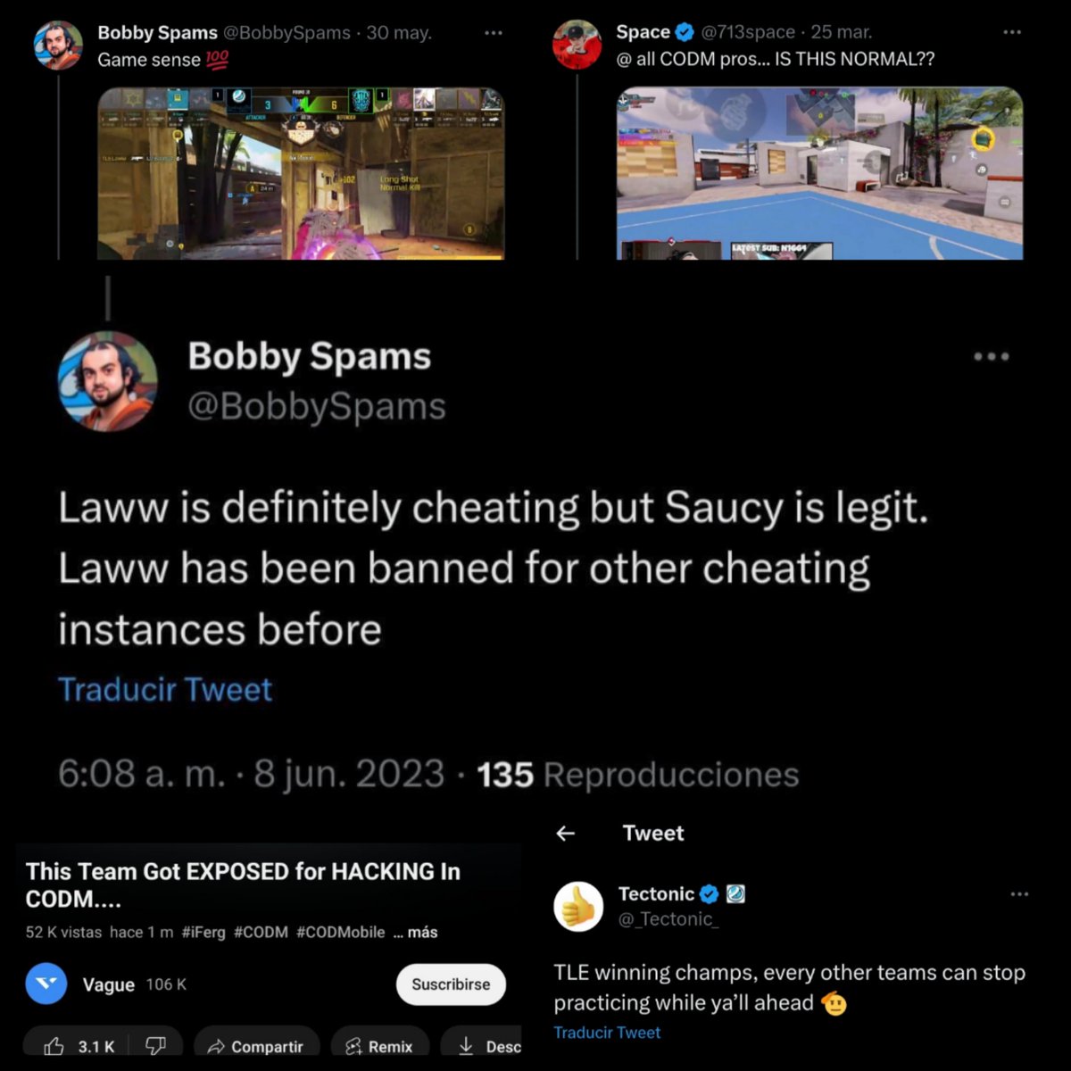 trustaJR's tweet photo. @CoDMobileSports @GodLike_in @TeamVitality @Z_ONE_esports @kingclanios @ExclusiveCODM @tle_esports @loopsesports @IncoGamingbr Finally TLE ends up shutting your mouth @BobbySpams and other players, you weren't able to be a man and apologize after slandering TLE.Laww (no hard evidence) and spending the whole year implying with your bullshit sarcasm that TLE are hackers, you are a xenophobic, creepy.🥱🥱 https://t.co/XtaWVev9aU