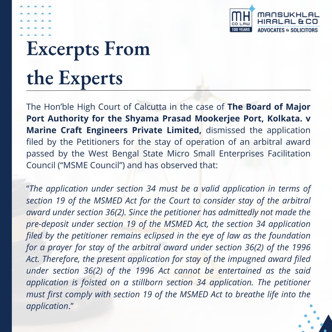 MHCOLaw's tweet image. @itsbhu 

#section34 #arbitralaward #section19 #MSME