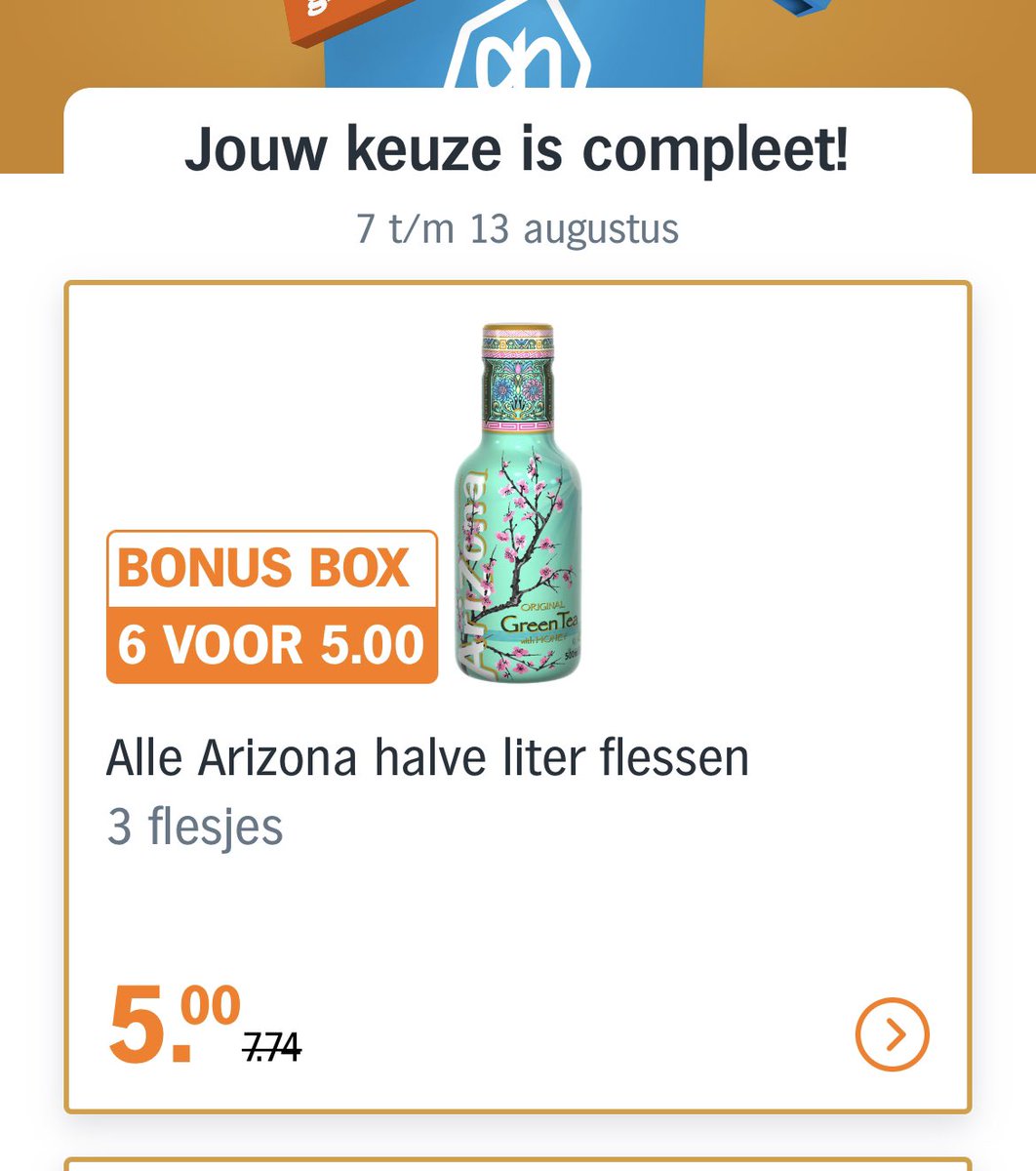 Djelda's tweet photo. @albertheijn en wat is nu de actie? 6 of 3 ? https://t.co/FqujjYfF11