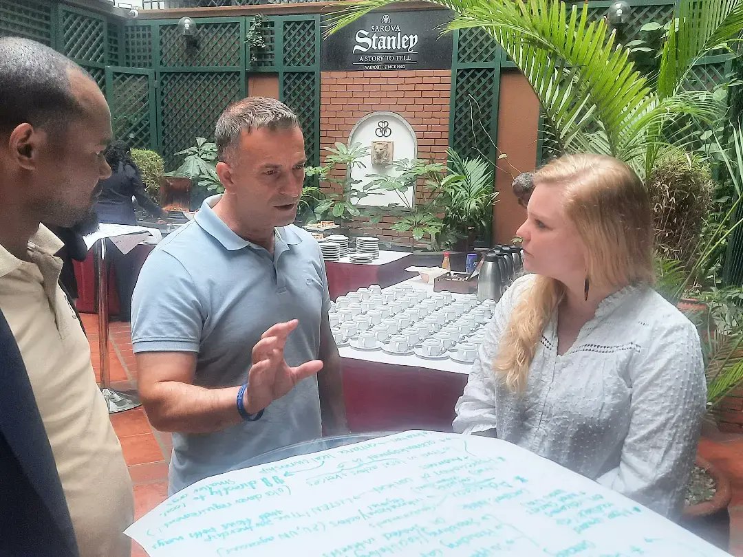 pamoja_youth's tweet photo. 🌟 We are thrilled to share that Mr. @rashid_mwinyii, our Executive Director, had the incredible opportunity to represent @pamoja_youth at the prestigious Resiliency Plus partners meeting in Nairobi, Kenya 🇰🇪 

#PYI #ResiliencyPlus #youthempowerment #strongertogether https://t.co/a5q9gavoYd