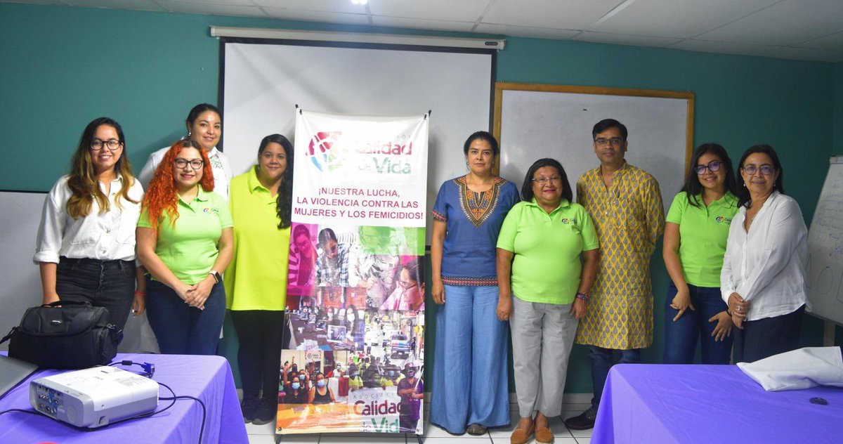 AmitabhBehar's tweet photo. Inspired to have met Calidad de Vida who are working to prevent violence against #women and #girls. Gender-based violence is a serious violation of #humanrights. There is an urgent need to prioritize the protection of women and girls from GBV. https://t.co/5Wjmw6SOWu