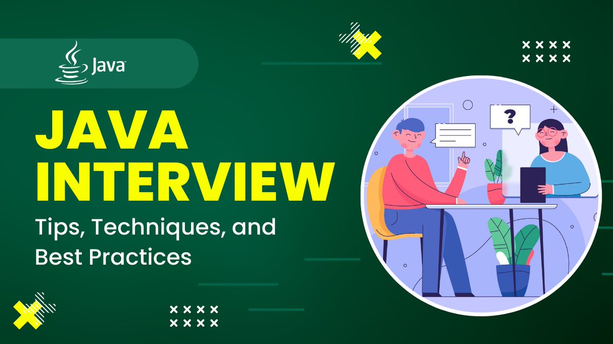 WhizlabsIndia's tweet image. 🔥🚀 Mastering the Java Interview - Tips, Techniques, and Best Practices! 📚💡
🤗 Stay ahead in your Java career and open doors 🚪 to exciting opportunities! 💡 Follow for More Cloud Updates!🚀
#JavaInterviews #JavaDeveloper #InterviewPreparation #CodingTips #ProblemSolving