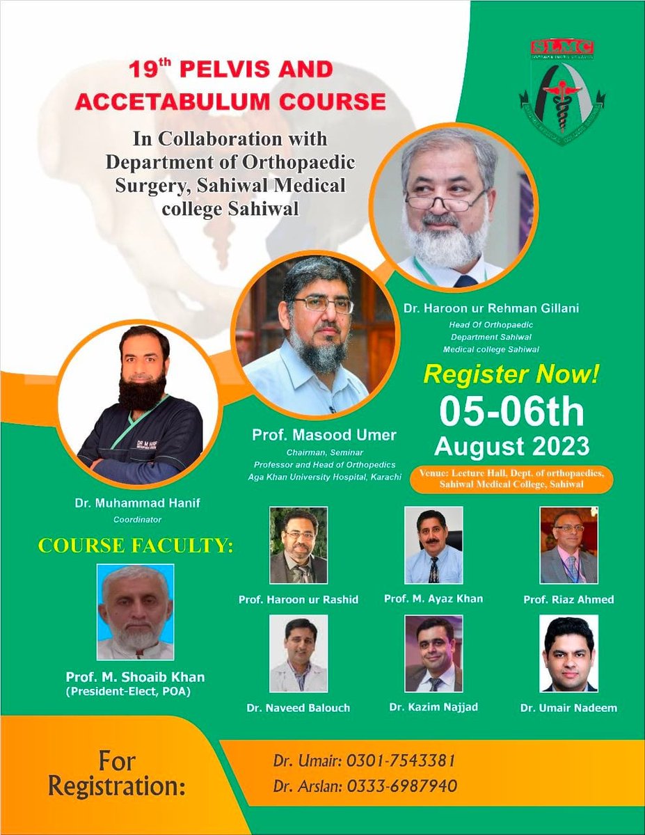 SLMCSWL's tweet image. 2nd Day 19th Pelvis and Acetabulum Course  Organized by Department of  Orthopedic Surgery  at SLMC  06-08-2023
#slmc