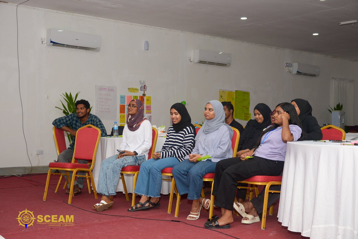 SCEAM5's tweet photo. #Day2 Highlights 
@IRIglobal Emerging Leaders Academy youth learned about the power of the Right to Information Act and how to use the instrument to promote transparency and hold officials to account. 
@StateDRL https://t.co/sSG4vVfJa9