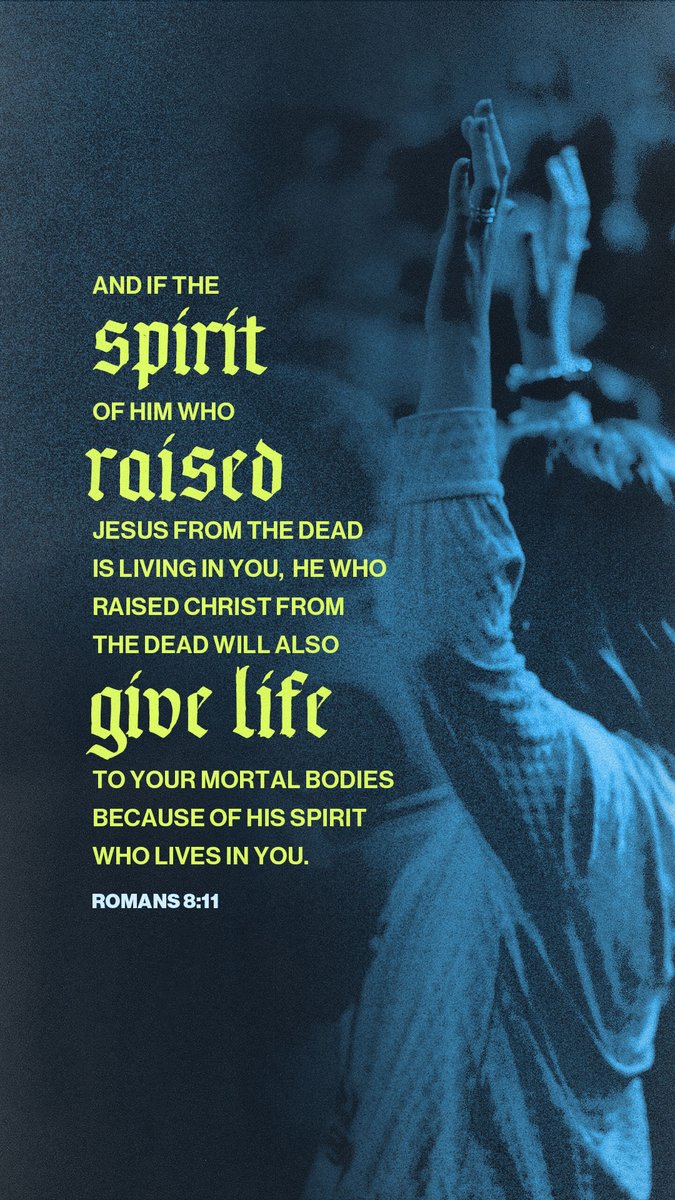 theamisopius's tweet photo. "But if the Spirit of him that raised up Jesus from the dead dwell in you, he that raised up Christ from the dead shall also quicken your mortal bodies by his Spirit that dwelleth in you."

Romans 8:11 KJV

https://t.co/ScjNI817li

#VerseOfTheDay #JesusSaves https://t.co/1l3VoUYfhY