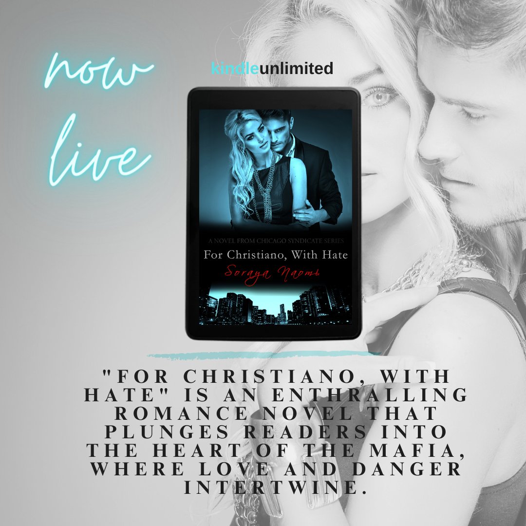 Snsbah's tweet photo. #NEW #KU “WOW factor of this book is through the roof! Simply amazing, sexy, and thrilling.” For Christiano, With Hate by @Soraya_Naomi #ChicagoSyndicate https://t.co/oaAt59mfMg https://t.co/QYRgzWVY4G