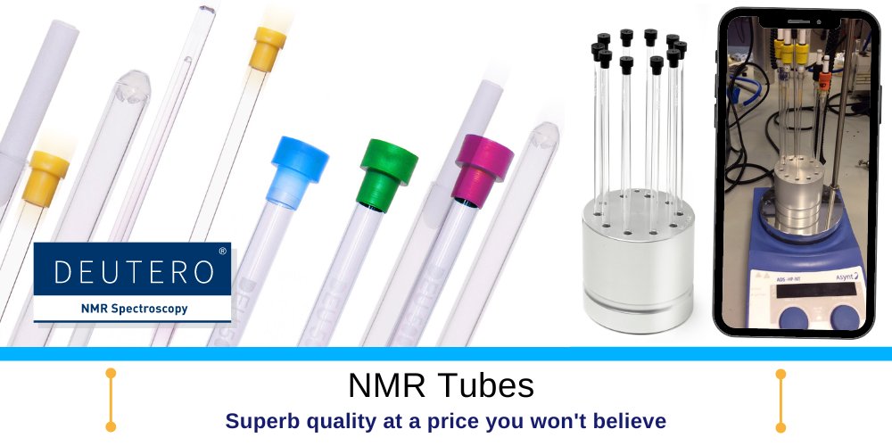 Asynt's tweet photo. Managing supply of key consumables like NMR tubes can be a tricky job but did you know that Asynt offers consignment stock order management? 
Deutero NMR tubes = high quality but low cost!
#nmr #nmrspectometry #AnalyticalChemistry #NMRTubes #chemistry #inthelab #phdchat #phdlife https://t.co/HkJvK8UDnk