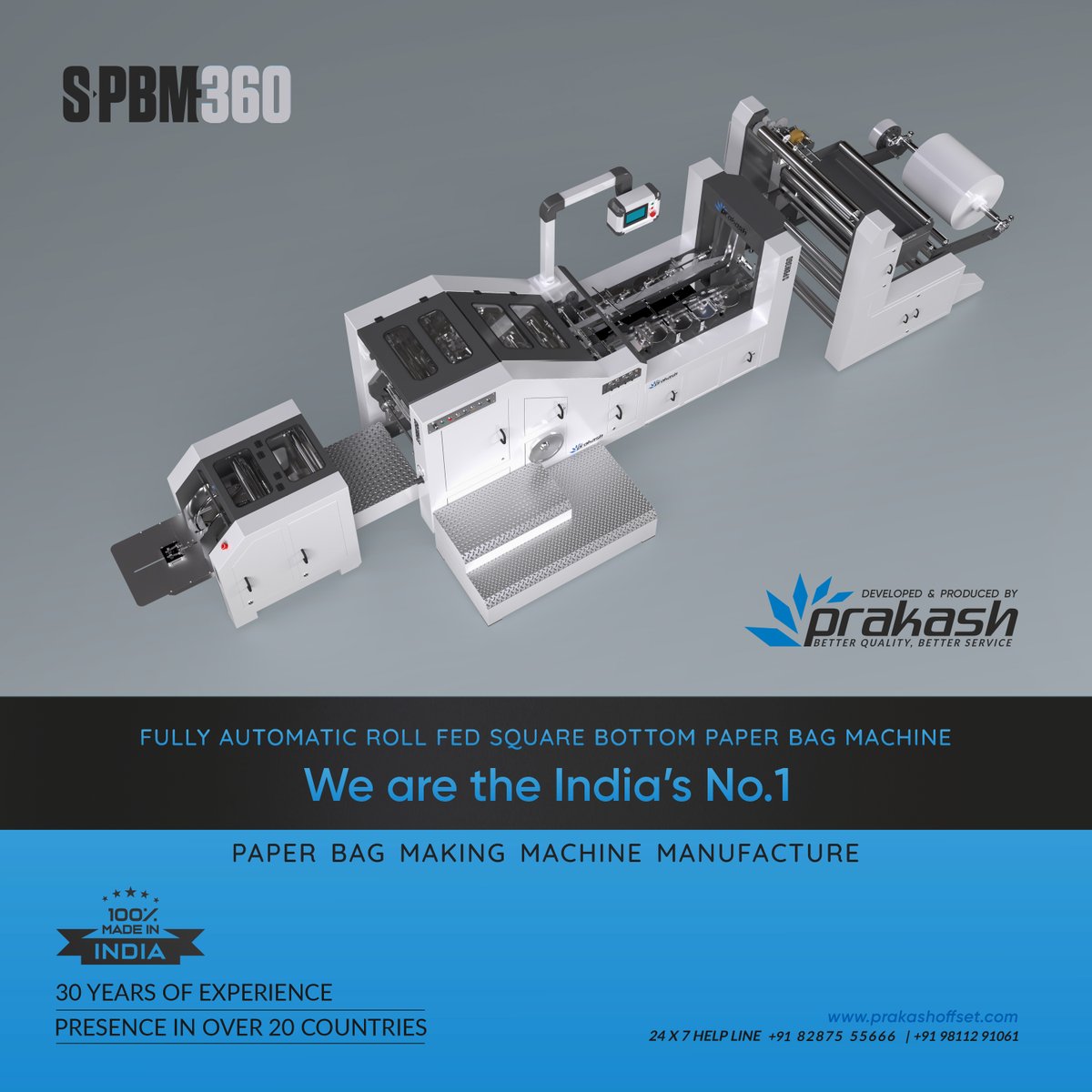 prakashmachine's tweet photo. 👉𝗙𝘂𝗹𝗹𝘆 𝗔𝘂𝘁𝗼𝗺𝗮𝘁𝗶𝗰 𝗥𝗼𝗹𝗹 𝗙𝗲𝗱 𝗦𝗾𝘂𝗮𝗿𝗲 𝗕𝗼𝘁𝘁𝗼𝗺 𝗣𝗮𝗽𝗲𝗿 𝗕𝗮𝗴 𝗠𝗮𝗸𝗶𝗻𝗴 𝗠𝗮𝗰𝗵𝗶𝗻𝗲💼👜🛍️

For more 
📞 𝗖𝗼𝗻𝘁𝗮𝗰𝘁: +𝟵𝟭-𝟴𝟮𝟴𝟳𝟱𝟱𝟱𝟲𝟲𝟲 
.
#paperbagmachine #carrybagmachine #krafpaperbagmachine #SquareBottombags #machine #PaperBag https://t.co/YwAwxQID63