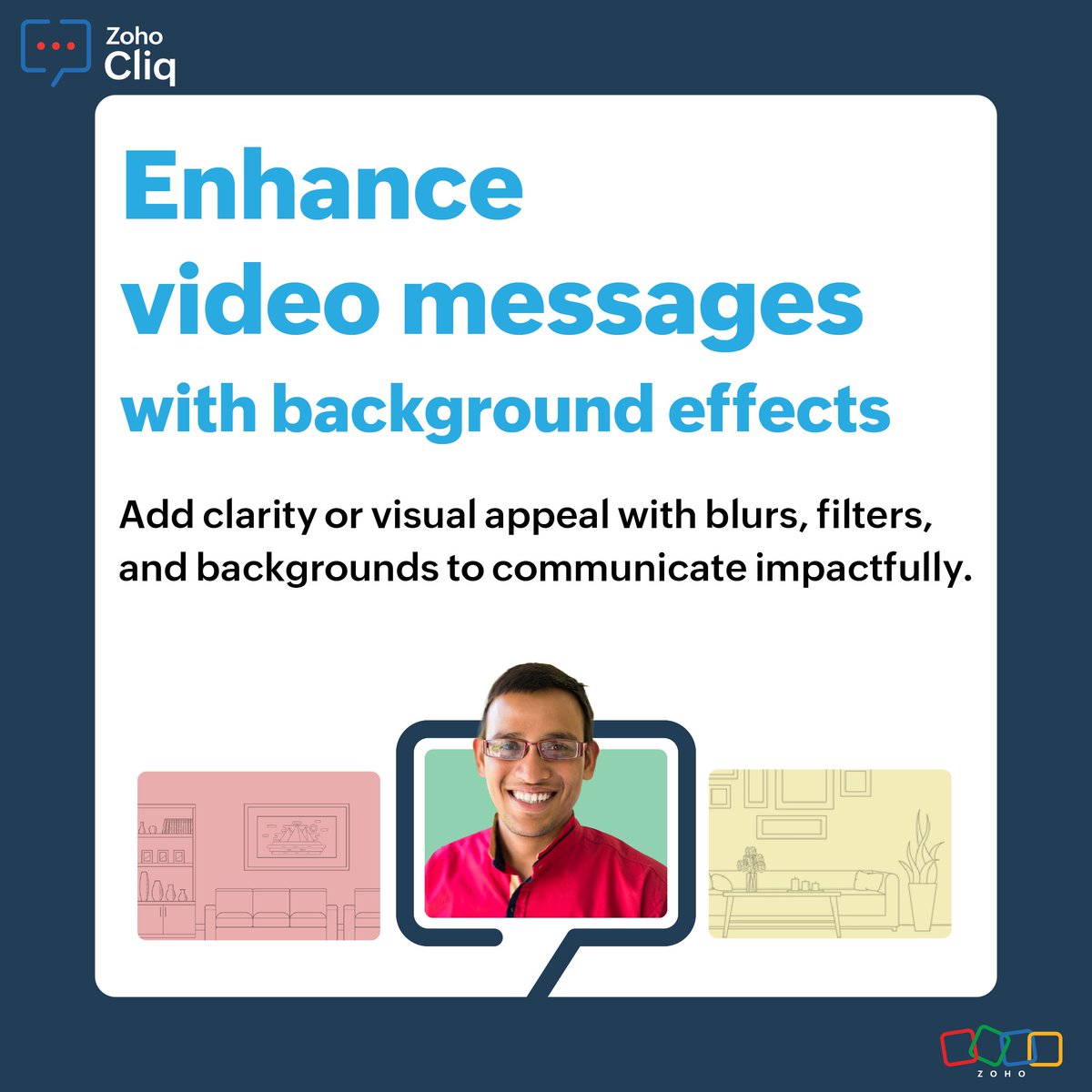 ZohoCliq's tweet image. 🤓 Here&apos;s what we released in July 2023! #whatsnew #zohocliq #july2023