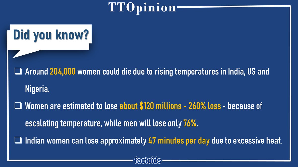 opinion_tt's tweet image. Did you know?

#WomensRights #manuallabour #genderimbalance #ClimateCrisis