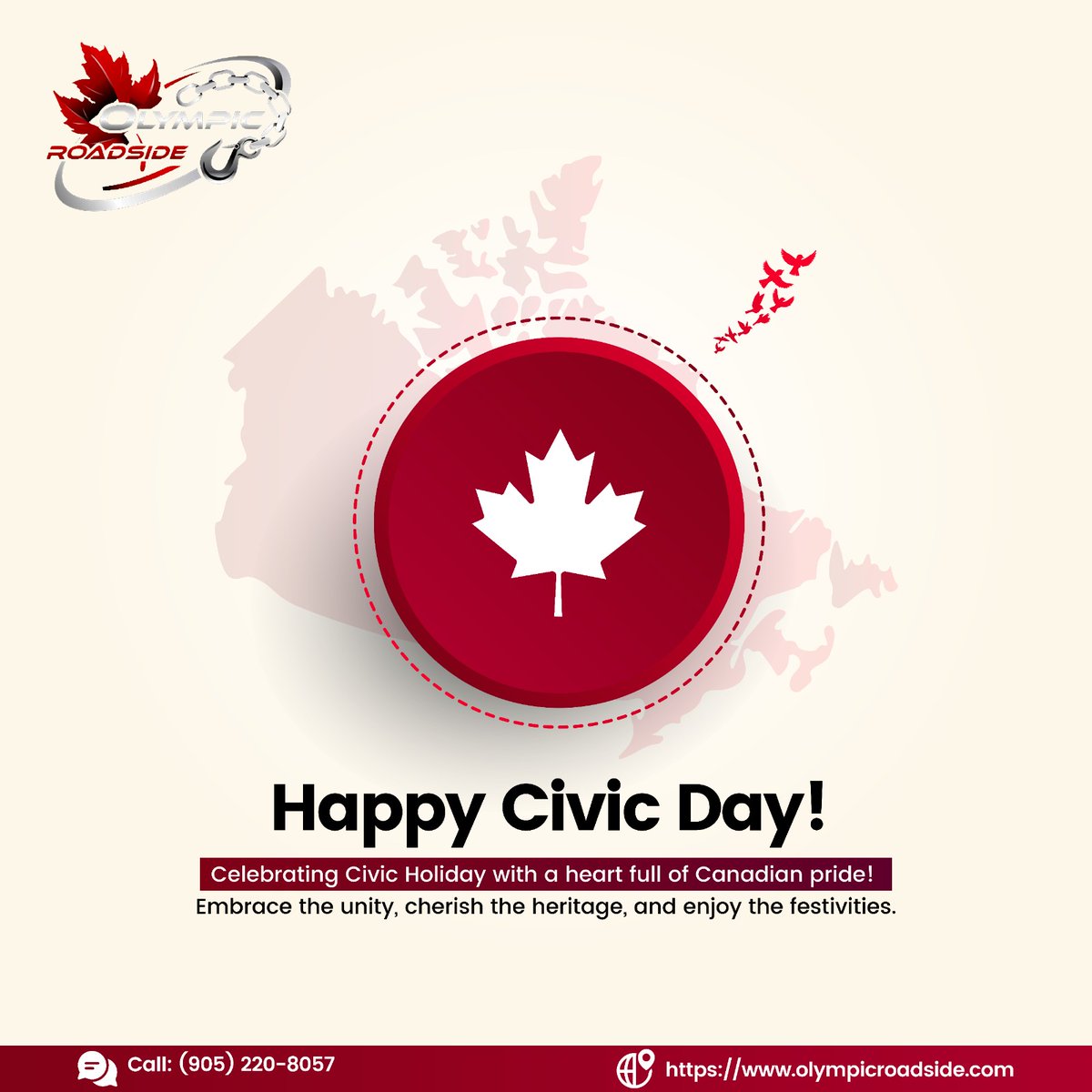 RoadsideOlympic's tweet image. Happy Civic Day! 🎉🇨🇦 

Let's come together as one nation, embrace diversity, and create cherished memories!

.

 #canadianunity #CivicHolidayVibes #CelebrateOurHeritage