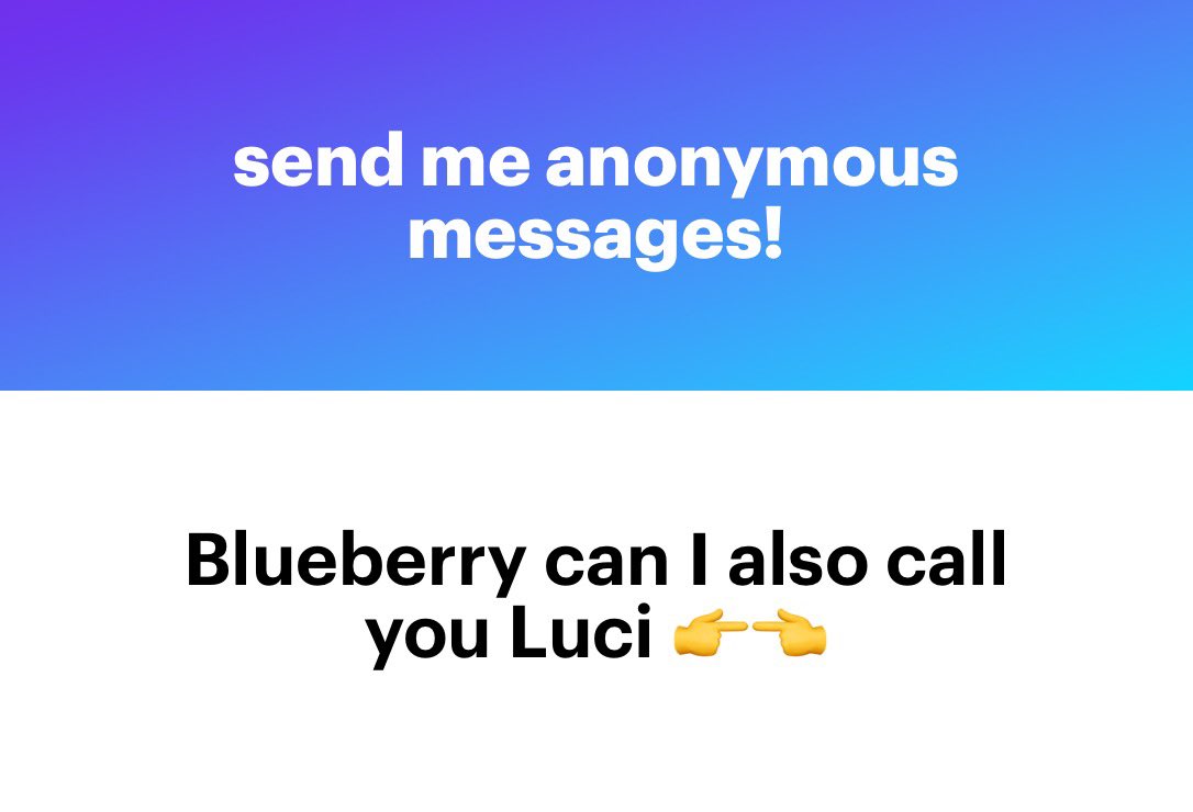 aevsify's tweet image. — continued ver or new fic ?
— is this strawberry ? if so, you already call me luci ? 

💭: ngl.link/aethqrr