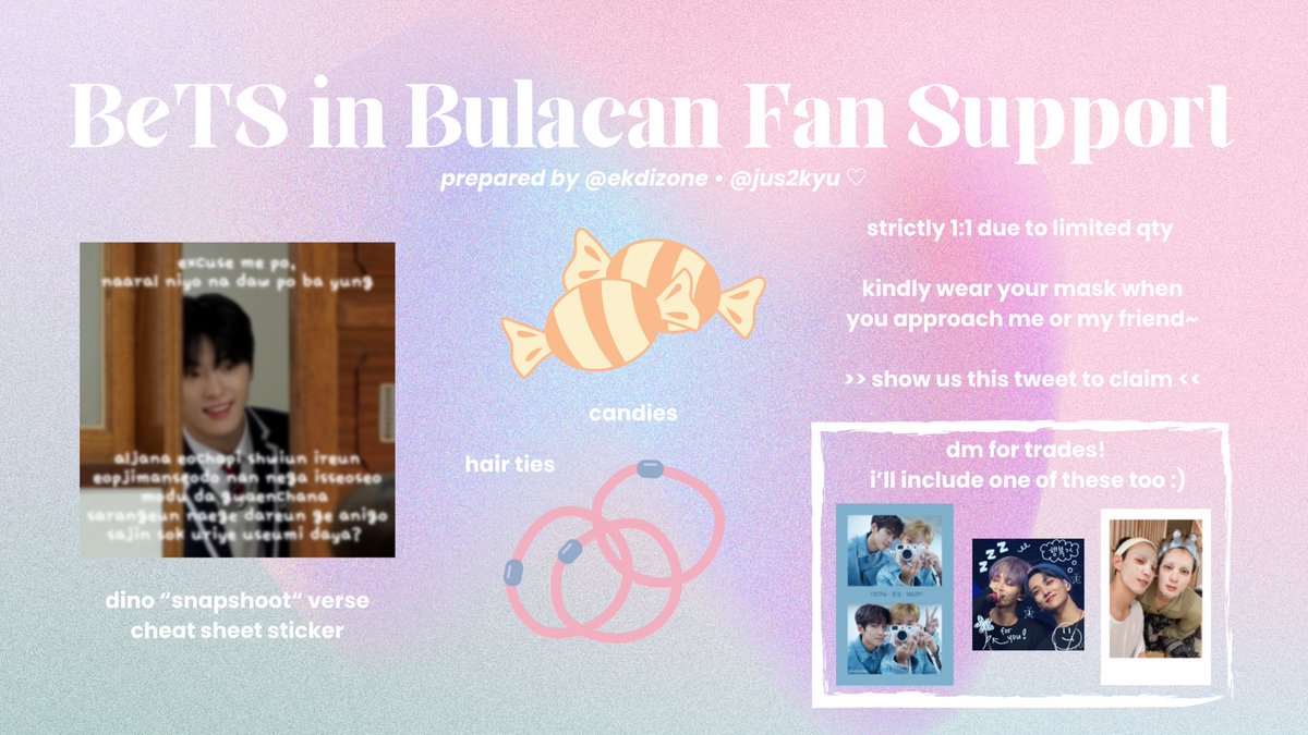 ekdizone's tweet photo. hi, i’m kei and this is a separate acc i made for concert freebies and fan support ♡

here are photos from my previous initiatives!

i’ll also be attending the ff shows in september~
🔜 p1harmony #P1ONEERinMNL
🔜 ateez #BTWinMNL
🔜 bambam area52 in manila https://t.co/7xas2iehdq