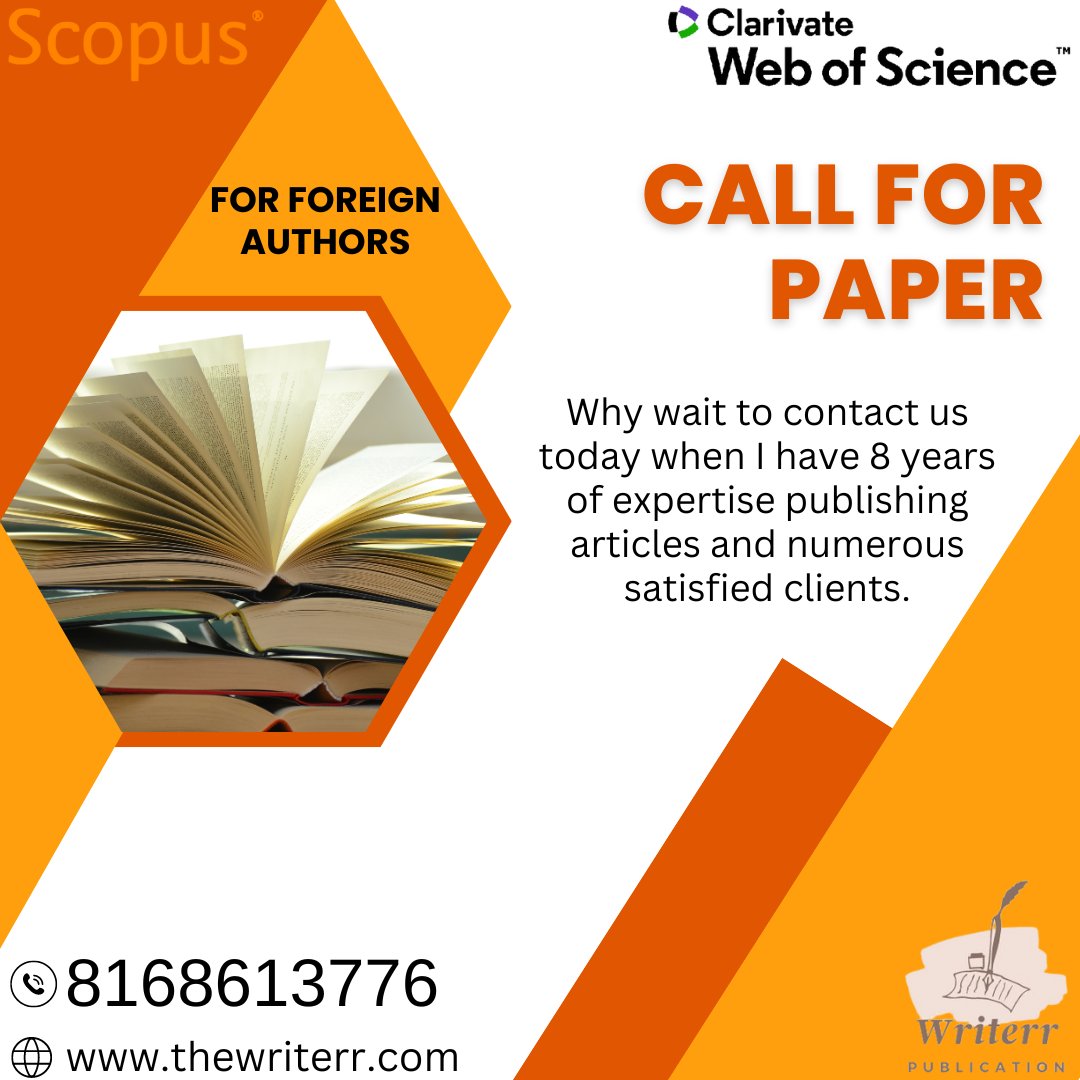 TheWriterPubli1's tweet photo. #journal #publishing #publishers #publishersofinstagram #PublicHealth #epidemiology #InternationalJournal #buyjournal #publishjournal #medicaljournal #medicalhealth #publishinghouse #publishingcompany #PublishingIndustry #nursing #midwifery #research #researchpaper #indexed https://t.co/0XoUxh8zpi