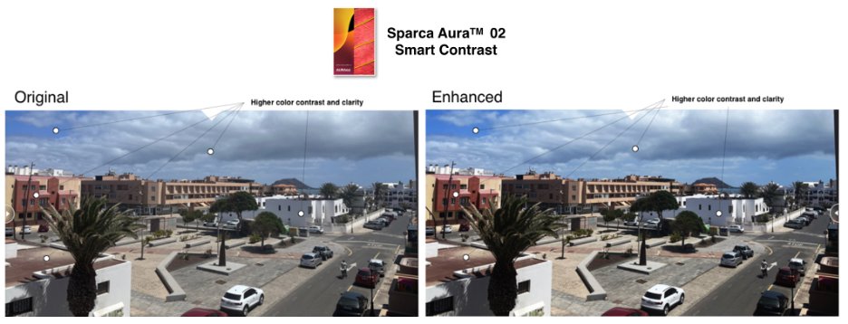 WeAreSparca's tweet photo. Sparca Aura™ Smart Contrast for photos and video enhances detail and definition ONLY where it is needed. 
See this and more at https://t.co/0RlqGq7zHq

#aura #innovation https://t.co/u8r6PV6yZz