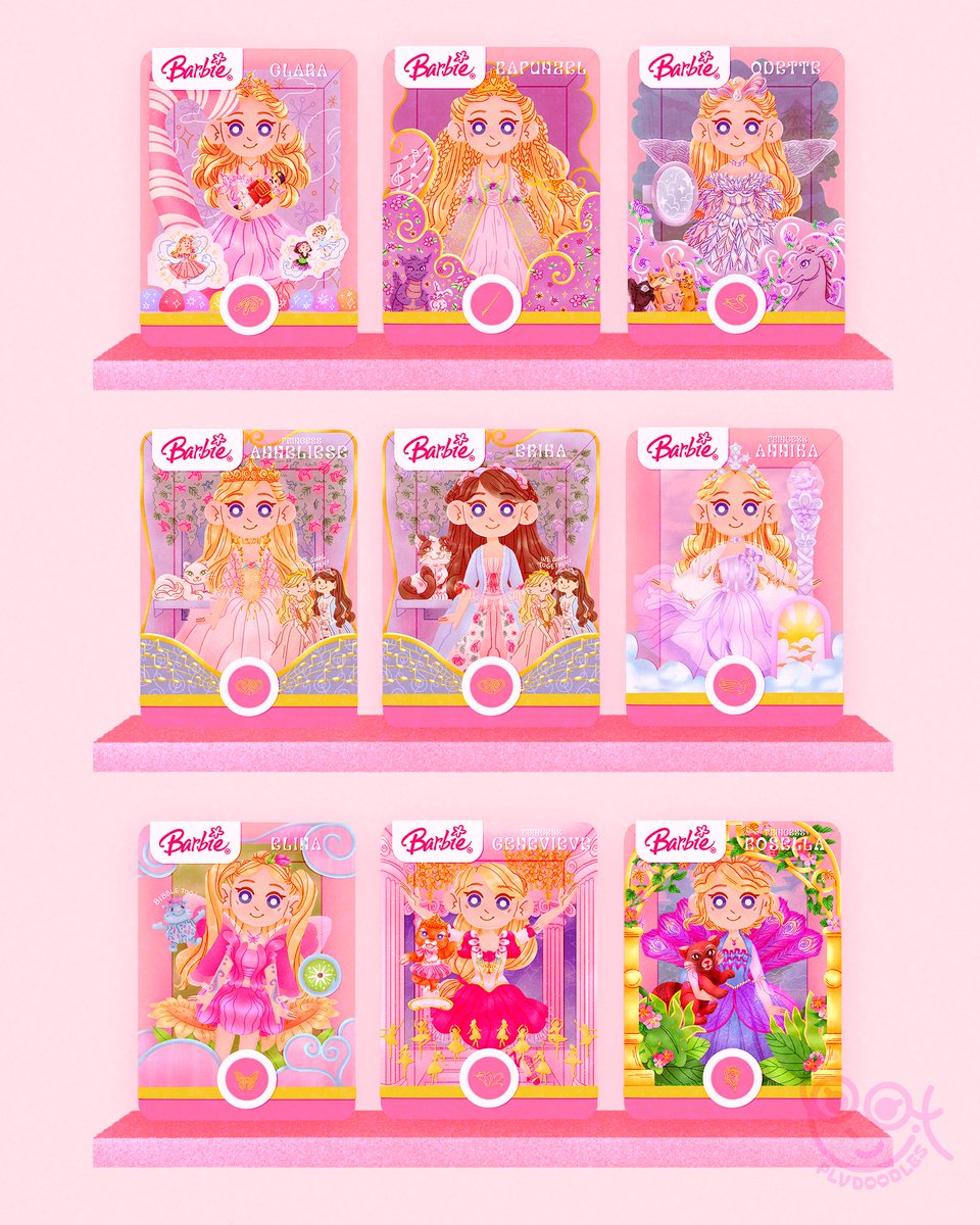 plvdoodles's tweet photo. these barbies raised me 🩰🎶💖 https://t.co/F46iX4j5pz