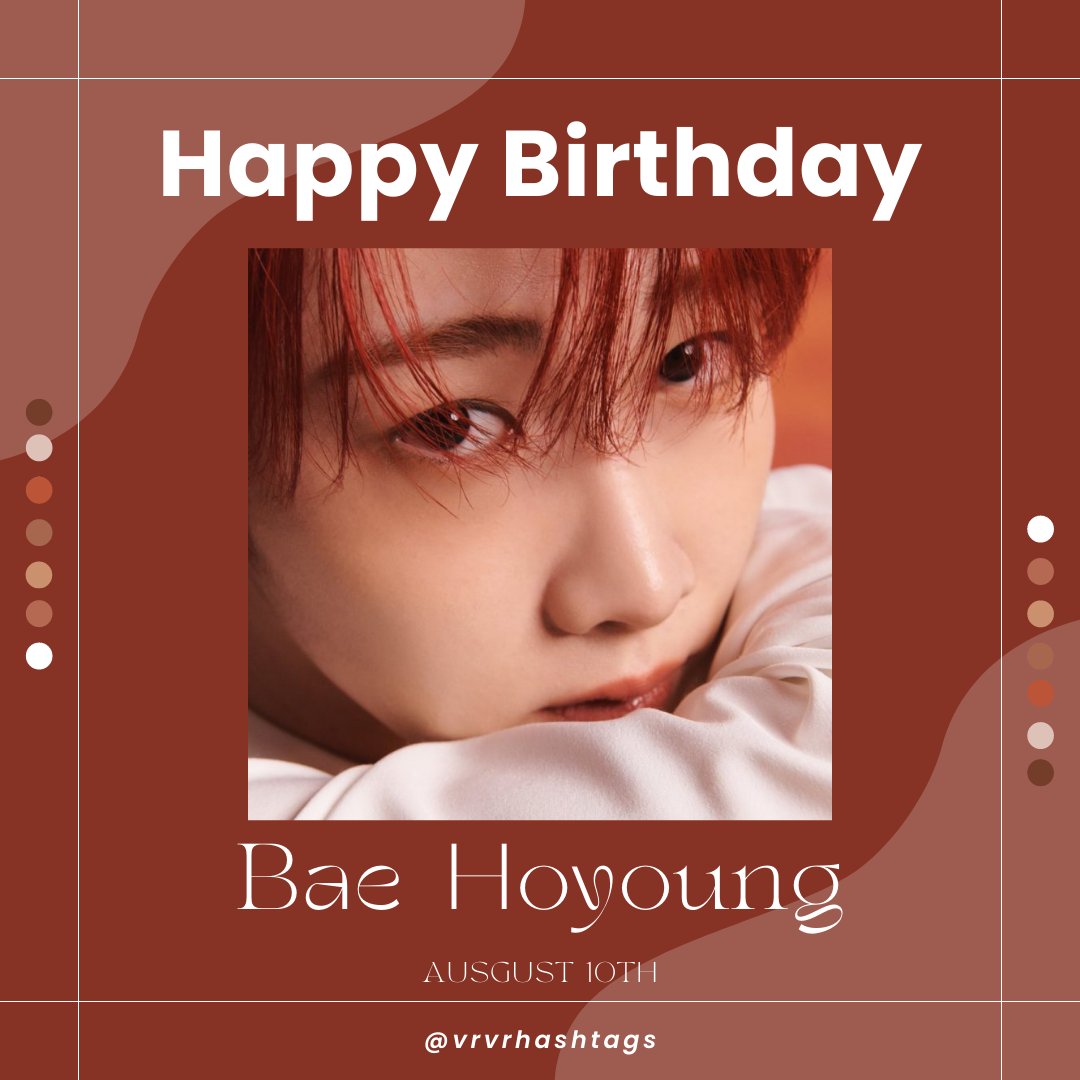 [🎂] BAE HOYOUNG DAY

Happy Birthday to the one and only Hoyoung! Thank you for taking care of the boys. We Love You!💜🤍

HAPPY HOYOUNG DAY
#SmileForHOYOUNGDay
<a href="/by_verivery/">VERIVERY</a>