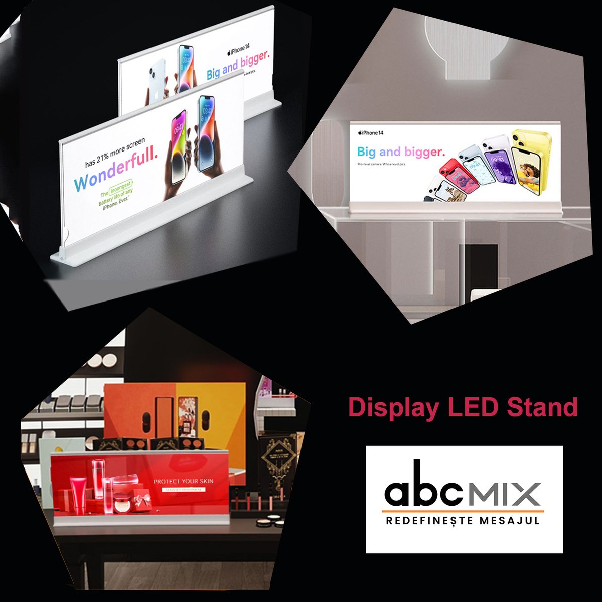 Abcmix_romania's tweet image. ...de la mare distanta. Detalii: abcmix.ro/seria-stand-pu…
#abcmix #reclamaluminoasa #displayLED #personalizare #configurare #reclamatext #promotiazilei #oferta