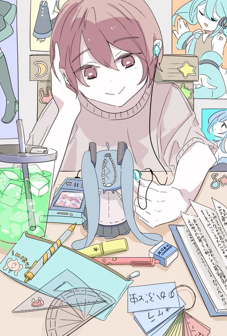 自分らしい絵に悩んでいる