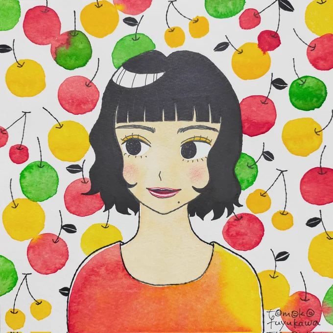先日の個展で展示した絵(原画)を通販ショップにアップしました。気になる方はぜひ覗いてみてください〜。送料無料です。 ↓↓↓ 