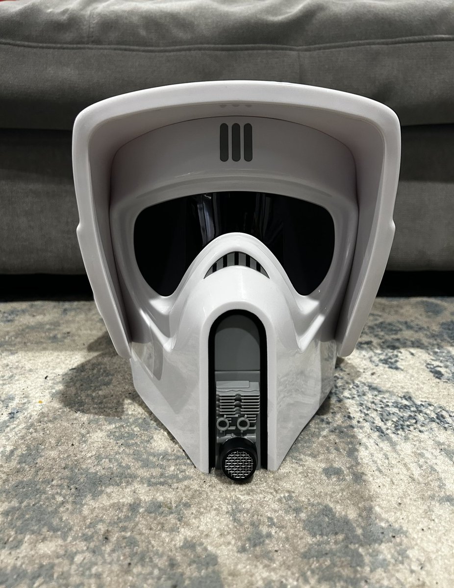Return of the Jedi scout trooper black series helmet #returnofthejedi #StarWars #scouttrooper #blackseries #Hasbro #popcultcha