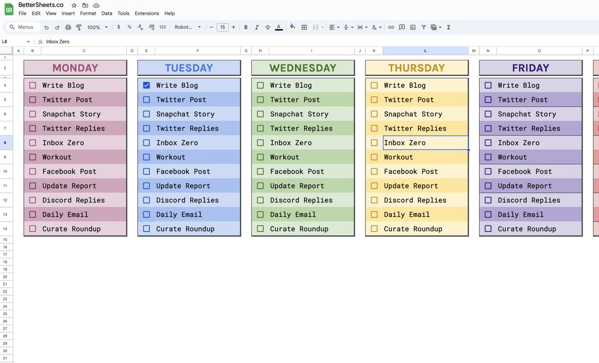 Who wants a Pretty Daily Checklist?

see below for link to copy.