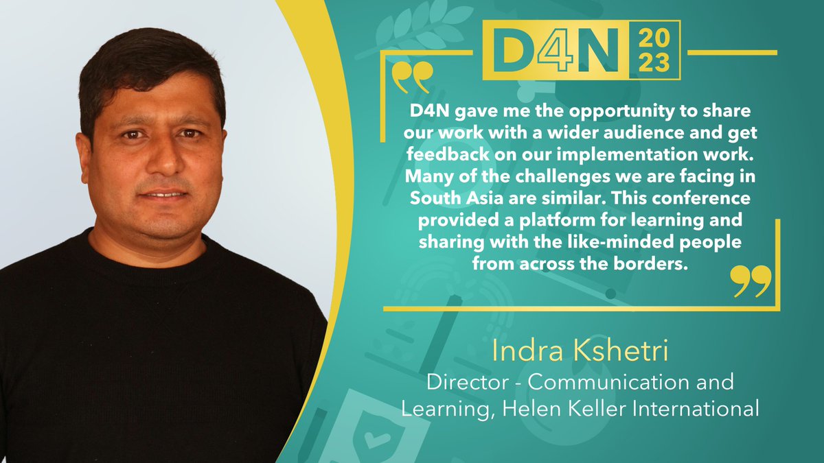 👂Hear from our D4N2022 presenter @indradhoj on what he liked about the conference.
📢Call for Abstracts NOW OPEN for the Delivering for Nutrition #D4N2023 Conference – in 🇳🇵Kathmandu, Nepal and online!
Abstract Deadline: Aug 31 Submit today and join us!
bit.ly/D4N2023