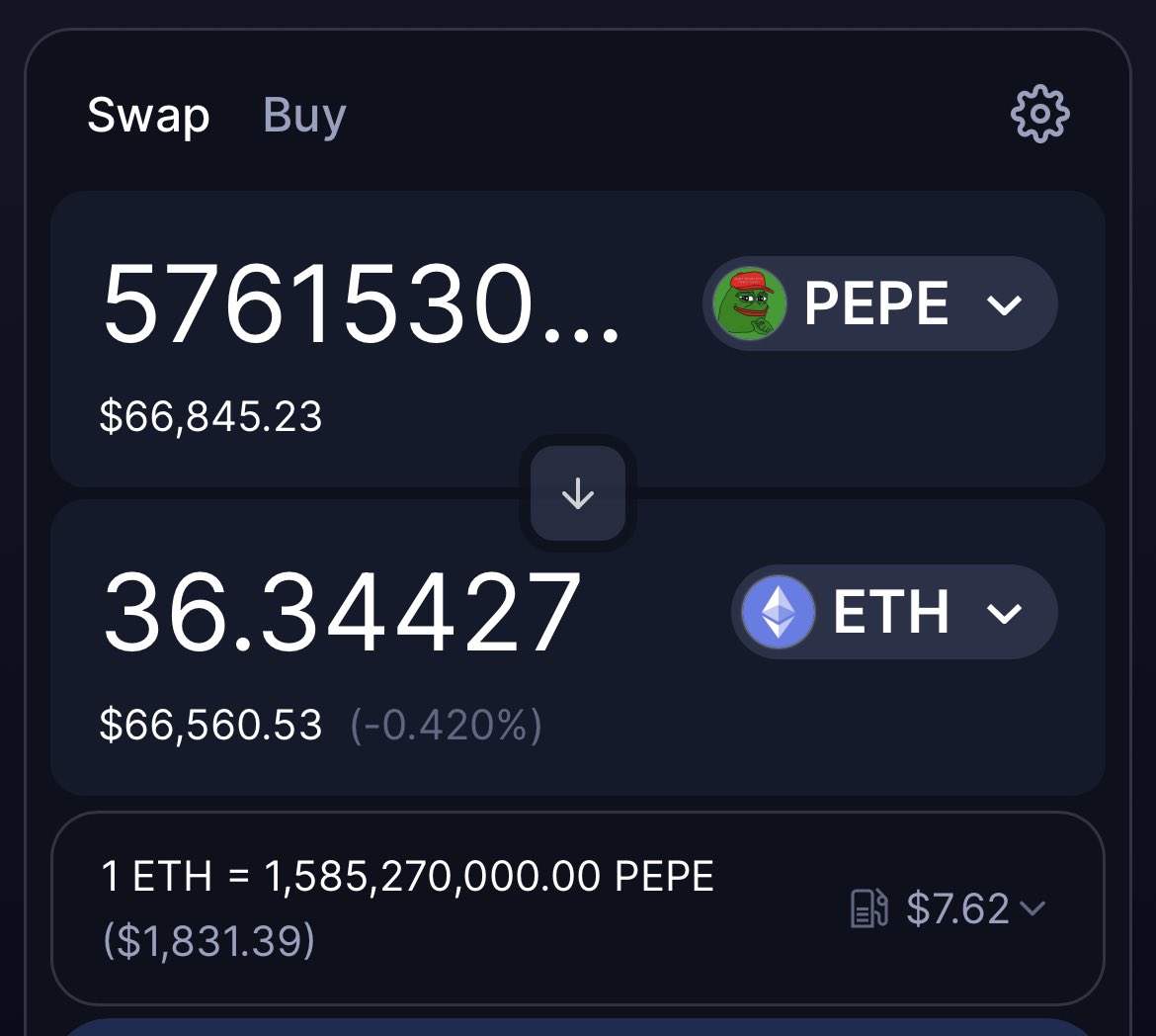 Giving away $1000 in $PEPE to a random follower 🐸

Drop your ETH wallet, follow &amp; RT 🎁

24 hours only ⏰