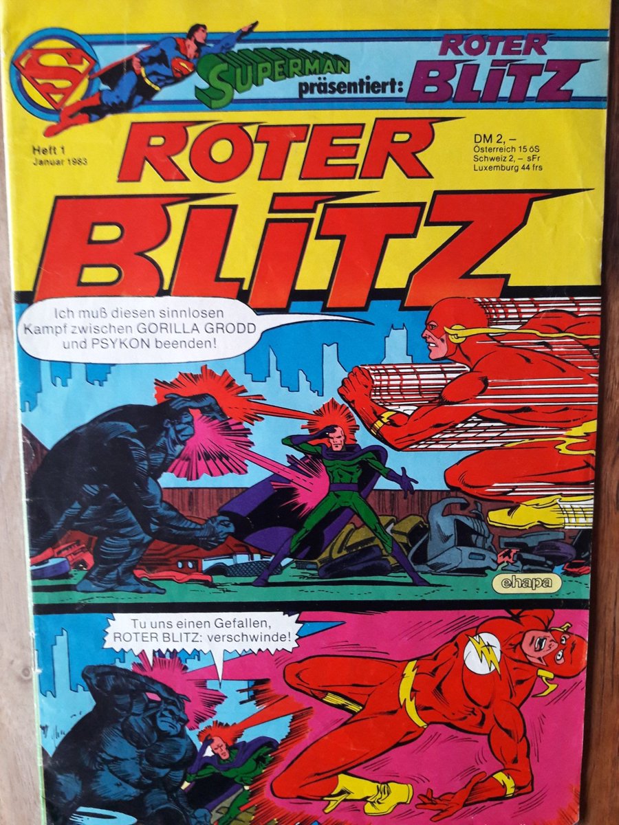 Ricklingerjung's tweet photo. Jugenderinnerung! Gerade diesen Roter Blitz Comic in einer Schublade gefunden, wird glaube ich heute Abend meine Bettlektüre.
#RoterBlitz #flash #ComicArt
#hannover https://t.co/TTB21ynVeD