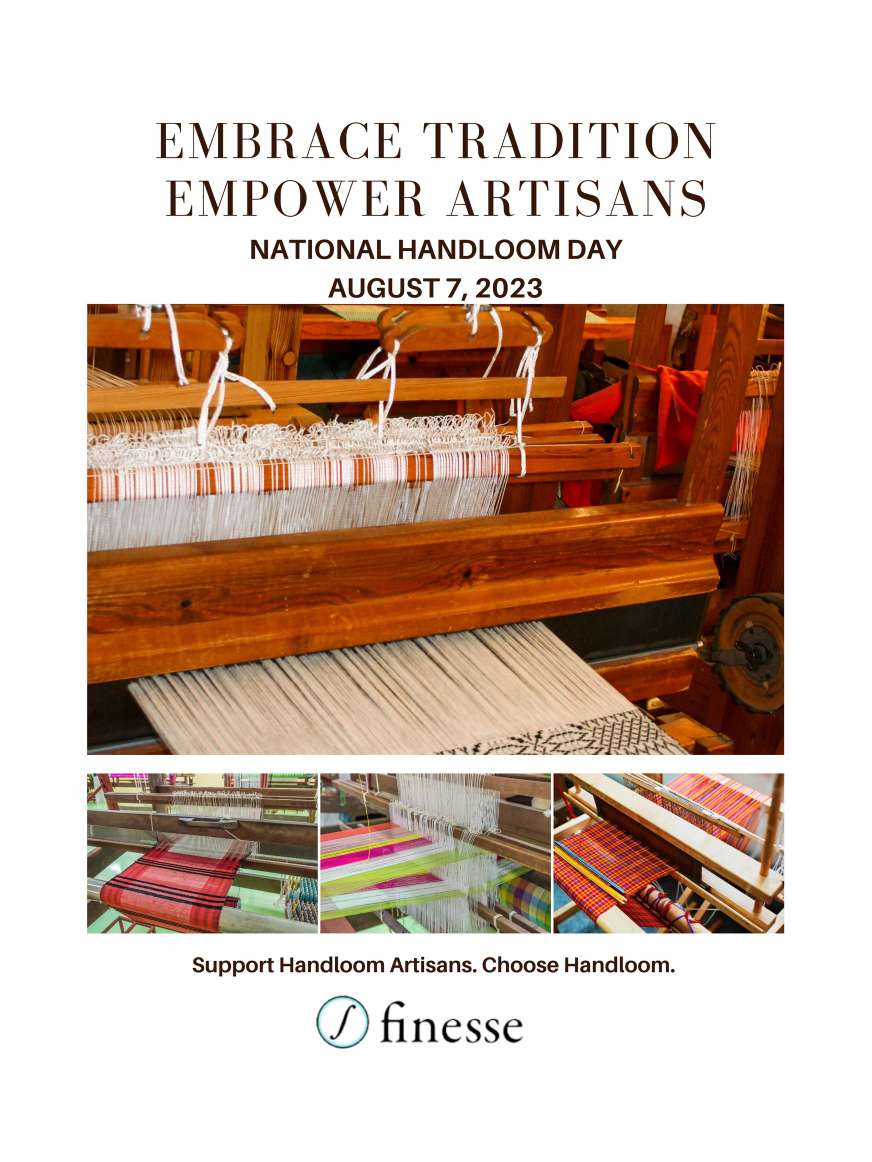 FinesseWebTech's tweet image. Happy National Handloom Day 2023!
 #Handloom  #NationalHandloomDay  #NationalHandloomDay2023  #handloomlove #finessewebtech #finessewebtechpatna