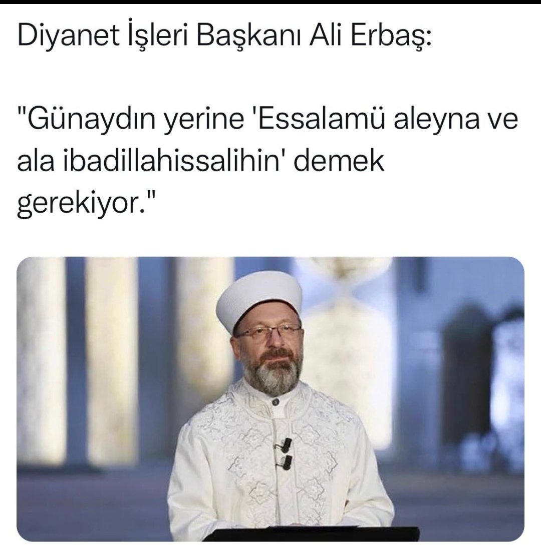 Arap seviciler size de GÜNAYDIN