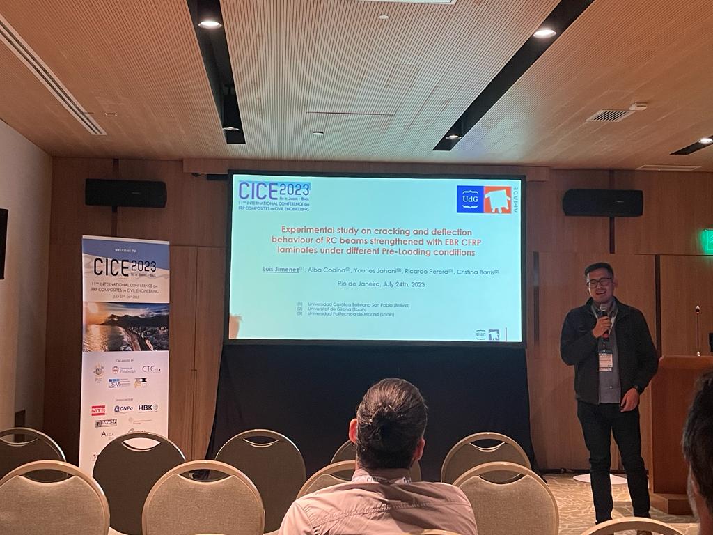 We are glad to share the participation of <a href="/AlbaCodina/">Alba Codina</a> and <a href="/CrisBarris/">Cristina Barris</a> in the 11th International Conference of FRP Composites in Civil Engineering, held in Rio de Janeiro, Brazil, on July 23-26, 2023. More information: linkedin.com/posts/amade-un…
<a href="/RILEM1947/">RILEM Association</a> <a href="/UdGPolitecnica/">Escola Politècnica Superior #50EPS</a> <a href="/univgirona/">Universitat de Girona</a>