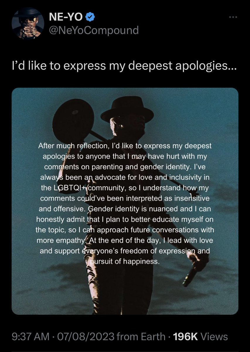 ianmiles's tweet photo. That didn’t take long. He apologized following a pressure campaign from trans activists. https://t.co/SCPOqOByFl