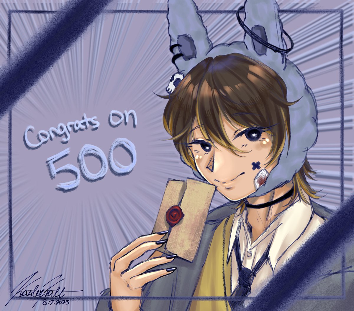 KasterKatt's tweet photo. CONGRATS ON 500(million) TWITCH FOLLOWERS!!!!! @motekill https://t.co/fatM4Eqogy