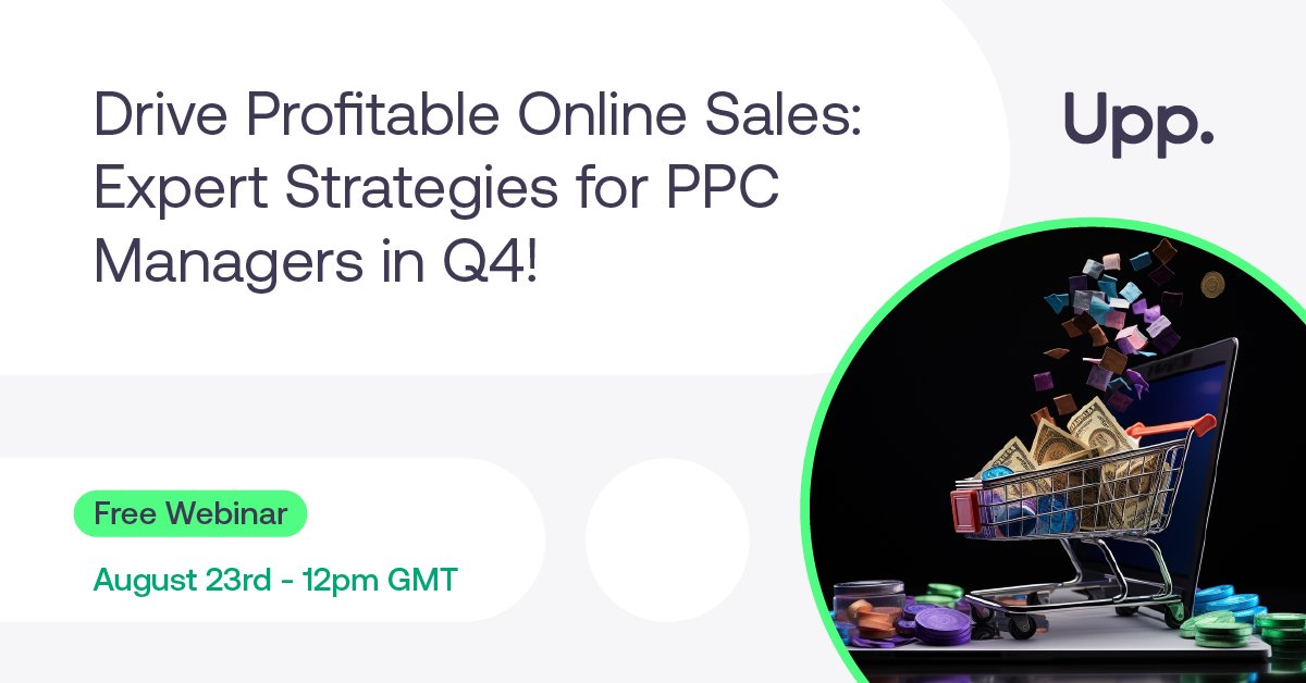 UppTechnologies's tweet photo. Retail PPC Rockstars! Actionable insights in time for #peaktrading. Be #BlackFriday ready on #GoogleAds
Join the free webinar...
https://t.co/hGUvi7Nkub
#DigitalMarketing #PPCManagers #PPC #WebinarAlert https://t.co/zK86AEbw99