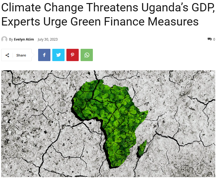 GggiUganda's tweet photo. By #incentivizing #sustainableinvestments, we can create a healthier and more resilient Uganda for future generations. An article by @EvelynAtim shows how financial institutions in Uganda are stepping up in the fight against climate change.
Read More: https://t.co/a3XfoD8OOL https://t.co/nneQHVClyT