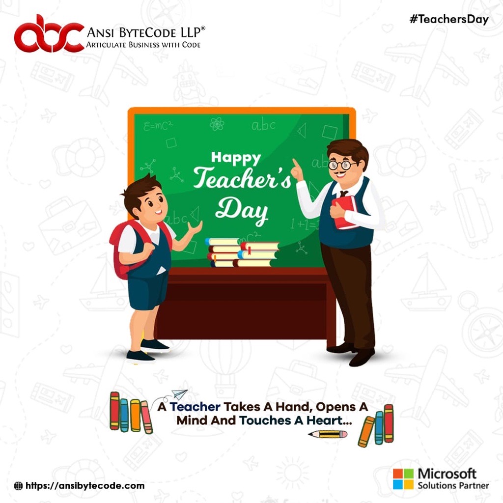 AnsiByteCode's tweet photo. Teachers: Architects of Knowledge, Builders of Futures, and Champions of Something Greater. Thank You for Sharing Your Passion with Us. Happy Teacher's Day!
#TeacherInspiration #LearningJourney #ansibytecode #articulatebusinesswithcode #mspartner #msgoldpartner #mssolutionpartner https://t.co/gALA1lvwuc