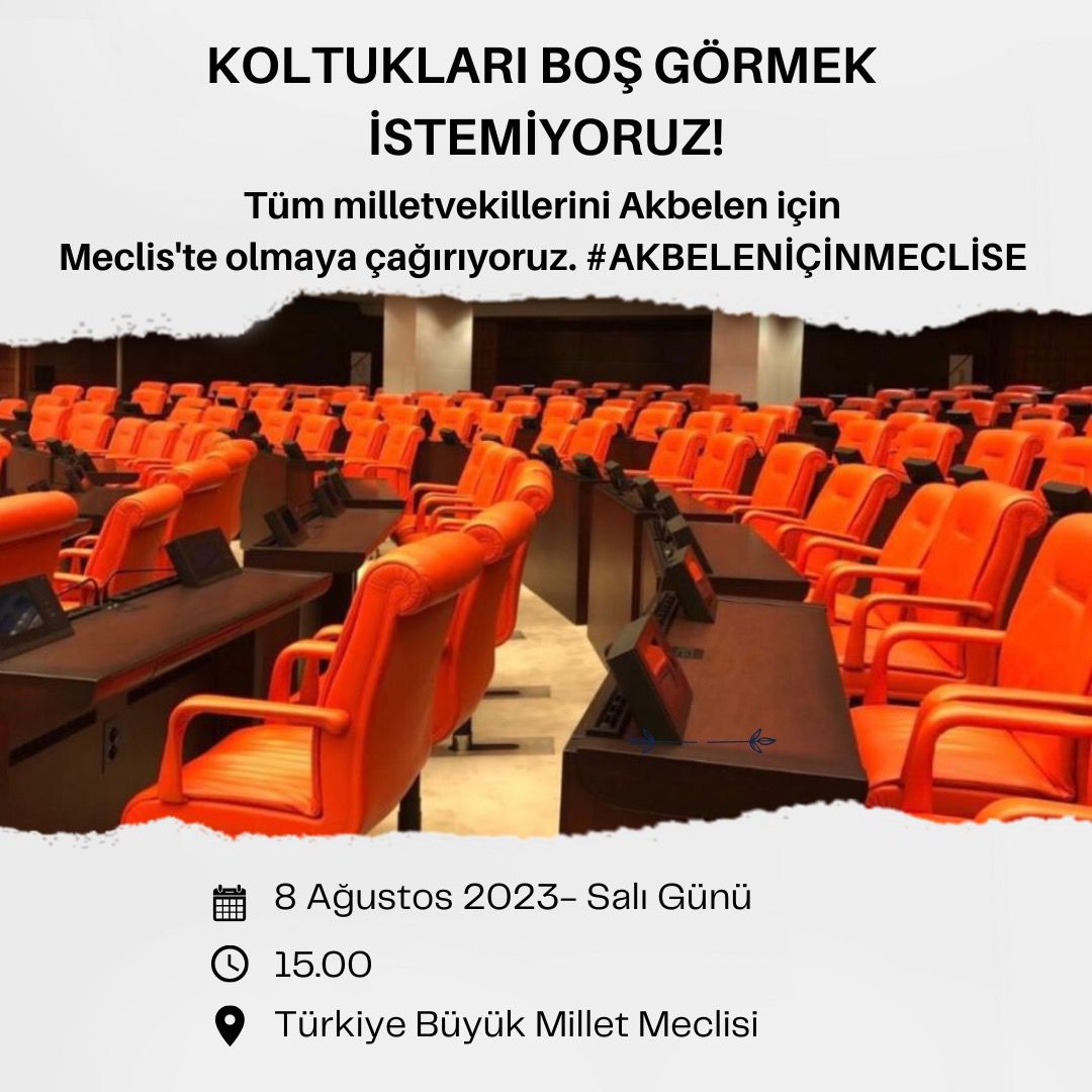 Çağrımız bütün milletvekillerine ve siyasi partilere
Meclis yarın, 8 Ağustos Salı günü Akbelen için olağanüstü toplanıyor.
Biz İkizköylüler yarın Ankara'da olacağız.
Sizleri de #AkbelenİçinMeclise, bu katliamın daha da büyümesini engellemek için göreve davet ediyoruz.