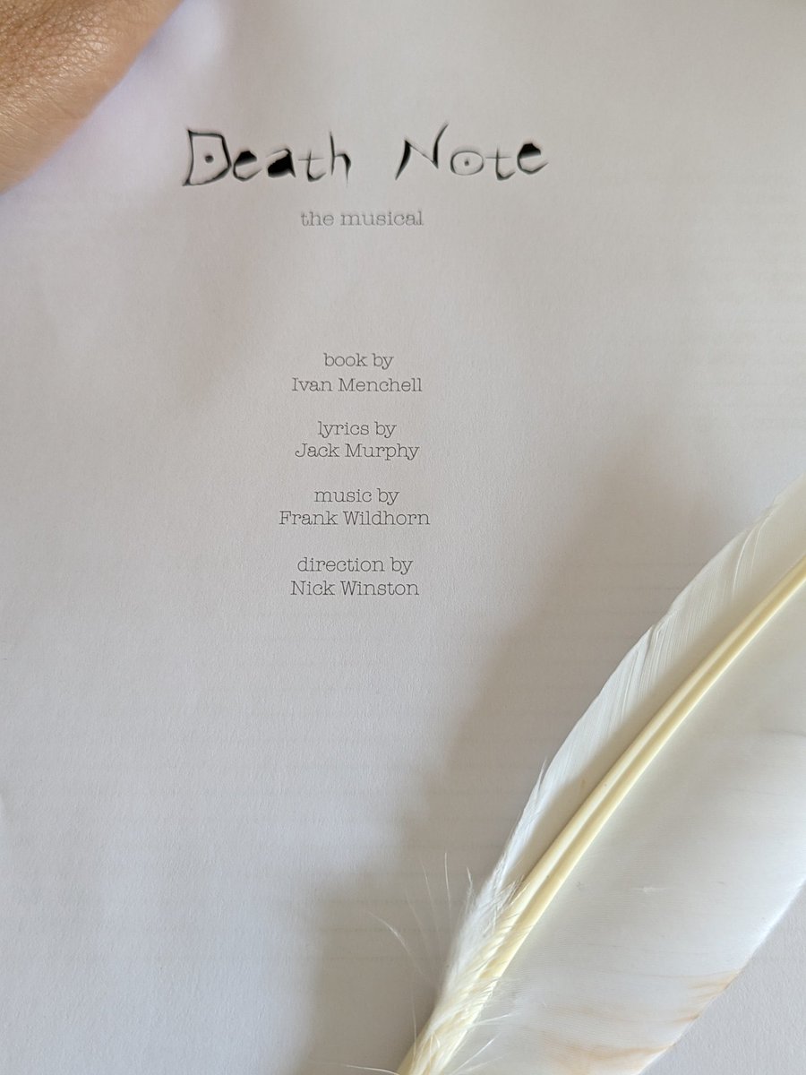 HJB - CDG CDA (@harryblumenau) on Twitter photo Sending love to our <a href="/DeathNoteLDN/">Death Note: The Musical</a> cast, <a href="/N1CKW1NSTON/">Nick Winston</a>, <a href="/KatyRR/">Katy Richardson (she/her)</a>, <a href="/CDMProds/">CDM Productions</a>, <a href="/FrankWildhorn/">Frank Wildhorn</a>, <a href="/ivanmenchell/">Ivan Menchell</a> and the whole team for their first day of rehearsals today! Sending love to our <a href="/DeathNoteLDN/">Death Note: The Musical</a> cast, <a href="/N1CKW1NSTON/">Nick Winston</a>, <a href="/KatyRR/">Katy Richardson (she/her)</a>, <a href="/CDMProds/">CDM Productions</a>, <a href="/FrankWildhorn/">Frank Wildhorn</a>, <a href="/ivanmenchell/">Ivan Menchell</a> and the whole team for their first day of rehearsals today!
