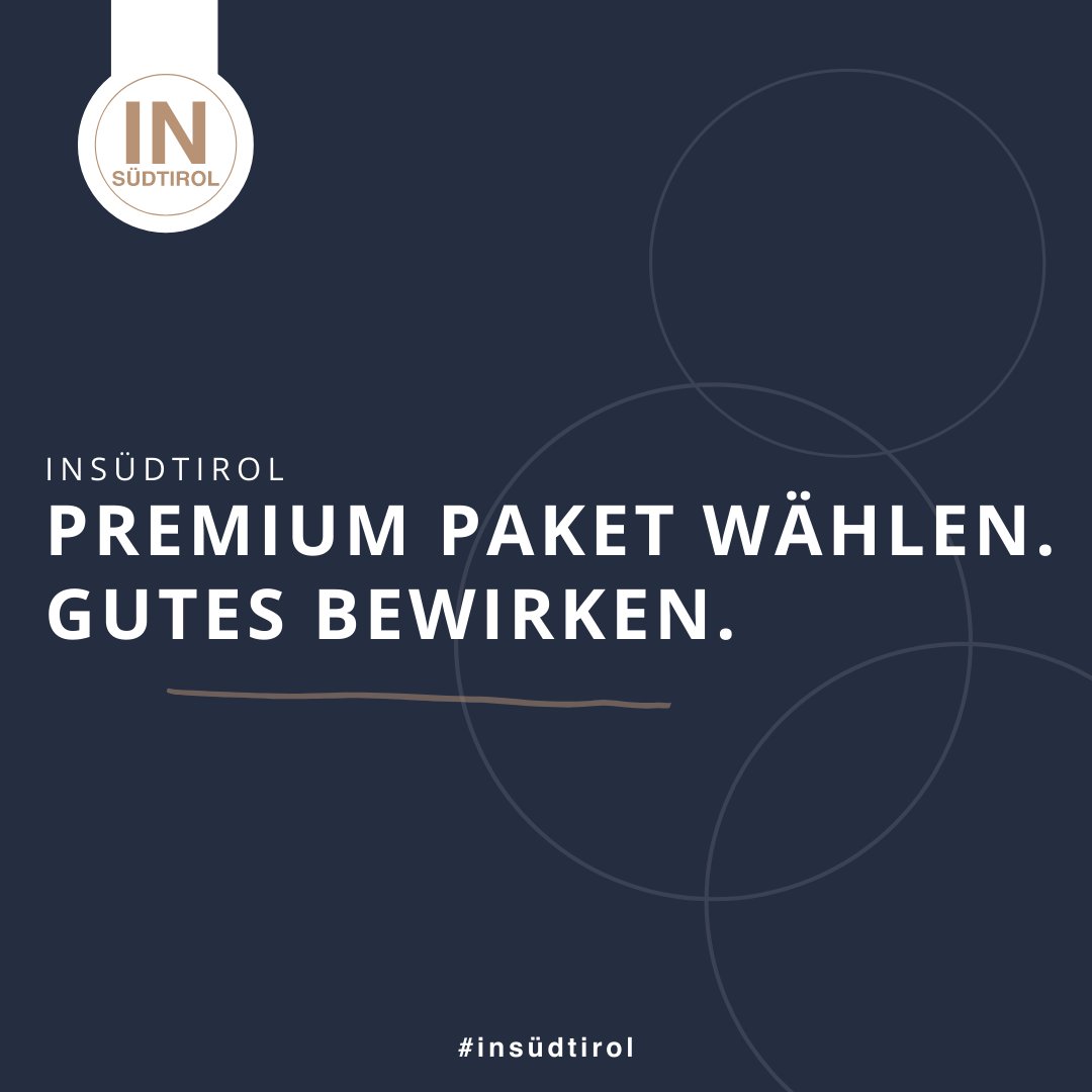 🌟💖 Gemeinsam Gutes tun mit INsüdtirol Premium!

Deine Entscheidung für das Premium-Paket bewirkt mehr als nur eine starke Onlinepräsenz - sie schenkt Unterstützung und Hoffnung für Familien in Südtirol! 🤝💕 
#INsüdtirolPremium #GutesTun #Wohltätigkeit #GemeinsamStark