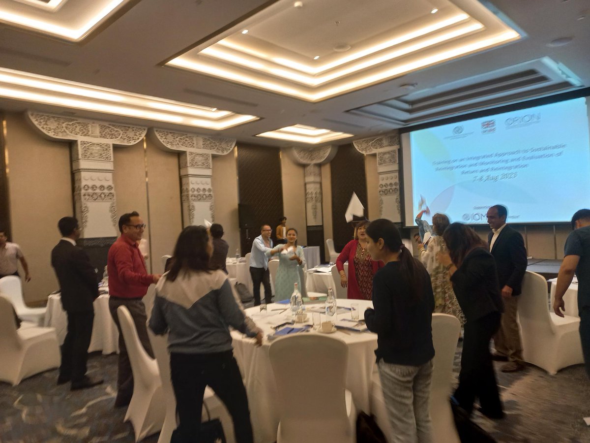 IOMnepal's tweet photo. π’ Excited to kick off the two-day training on "Integrated Approach to Return and Reintegration"! Let's build sustainable support for migrant returnees together. π€π #MigrationMatters #ReintegrationTraining #SustainableSolutions #SDGs #GCM https://t.co/IHQfwRyuz4